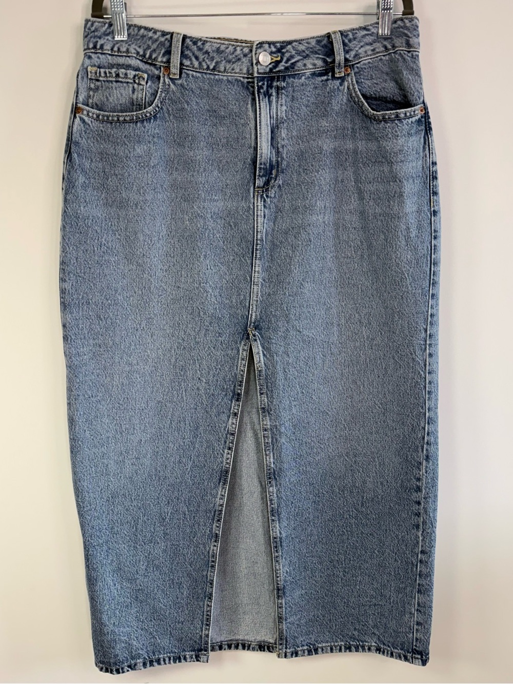 #83 Dynamite Denim Women's Blue Jean Skirt - Large